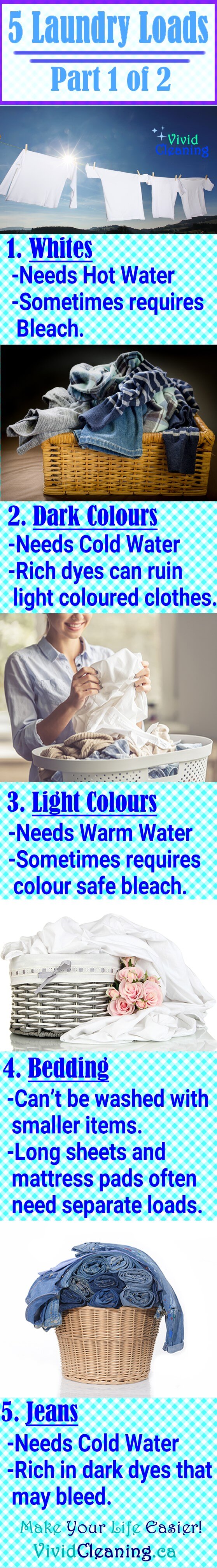 Do get the best laundry cleaning for your clothes you need to separate them by colour and weight. Some items have dyes that will seep into the washing water. Others have coarser material which will ruin finer material if they are washed together. Here are 5 laundry items that need separate washing loads.